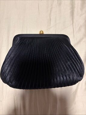 Vintage Black Women's Evening Clutch Handbag